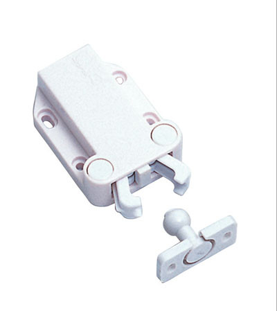 Non-Magnetic Touch Latch, White 1027/SLMC37-WH /1.1z
