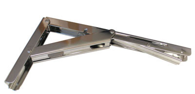 Folding Shelf Bracket, Stainless Steel, Stainless Steel