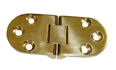 Sewing Machine Hinge, Solid Brass