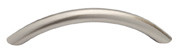 P0256B-SN-C 96MM C/C BOW PULL, STN NKL