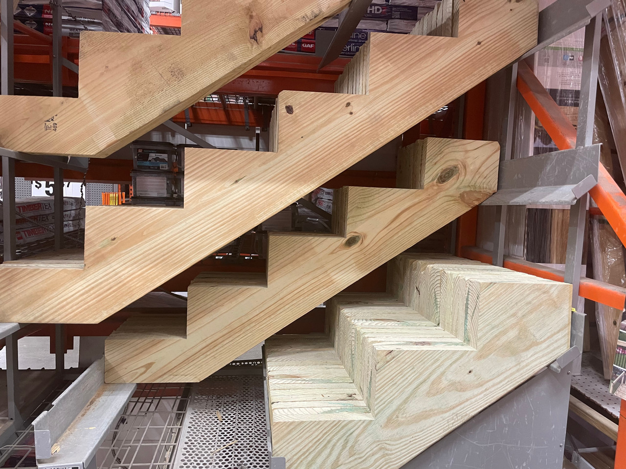 Fir Pine Wood Stair Stringer Choose Size 2pcs