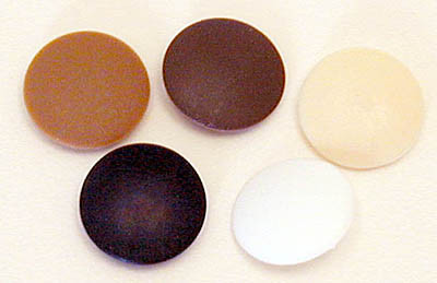 Screw Cover Cap, Dark Brown