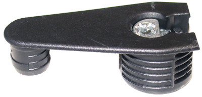 Titus Series 6 Expando Connectors, Similar To # T6441 Blk Drop On,Black For 19Mm Material