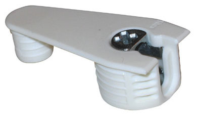 Titus Series 6 Expando Connectors, Drop On,White For 16Mm Material