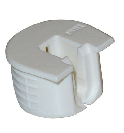 Titus Series 6 Expando Connectors, Drop-On,White For 16Mm Material