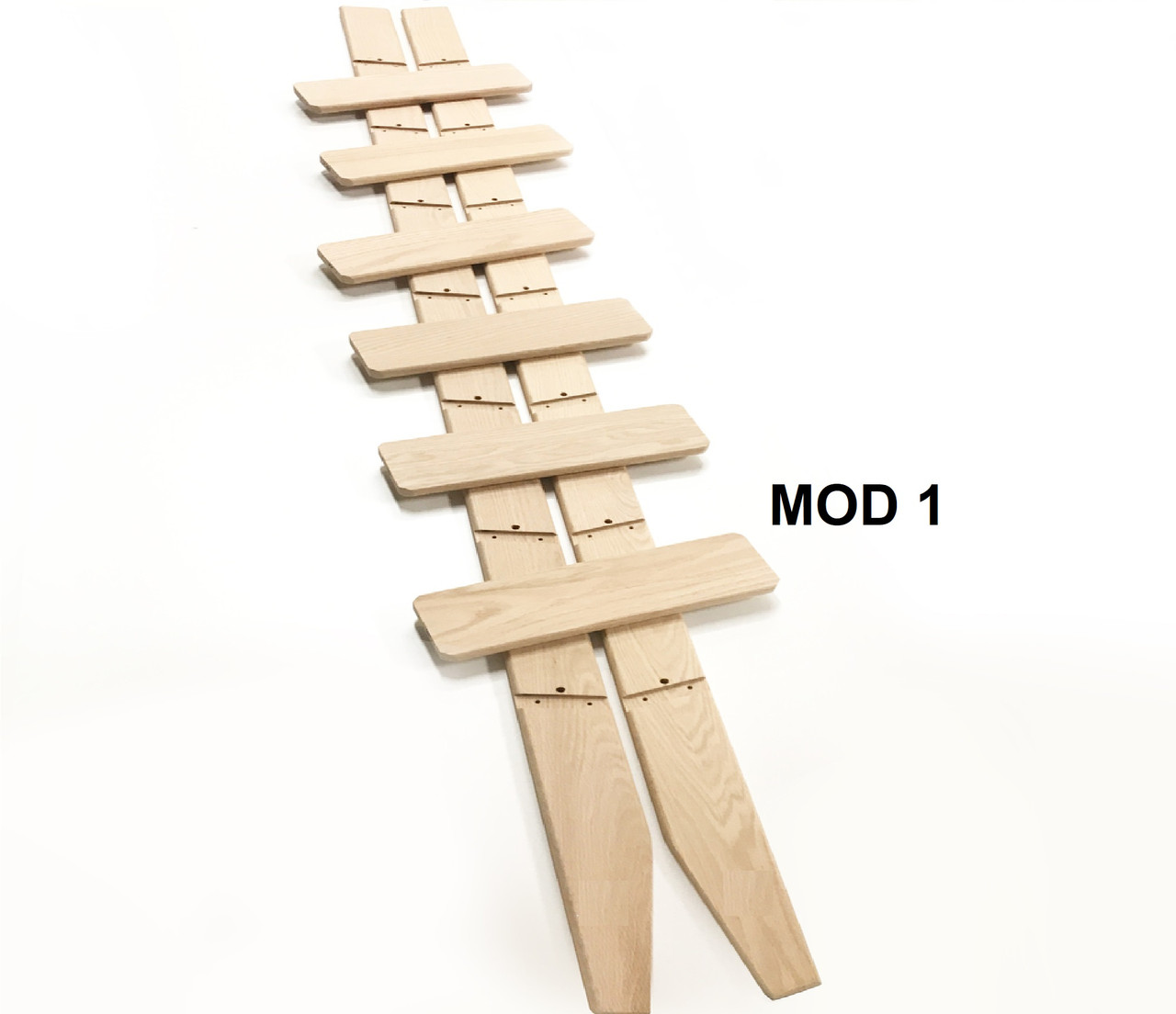 Wood Ladder, Library Ladder, Unassembled - MD1, Custom made