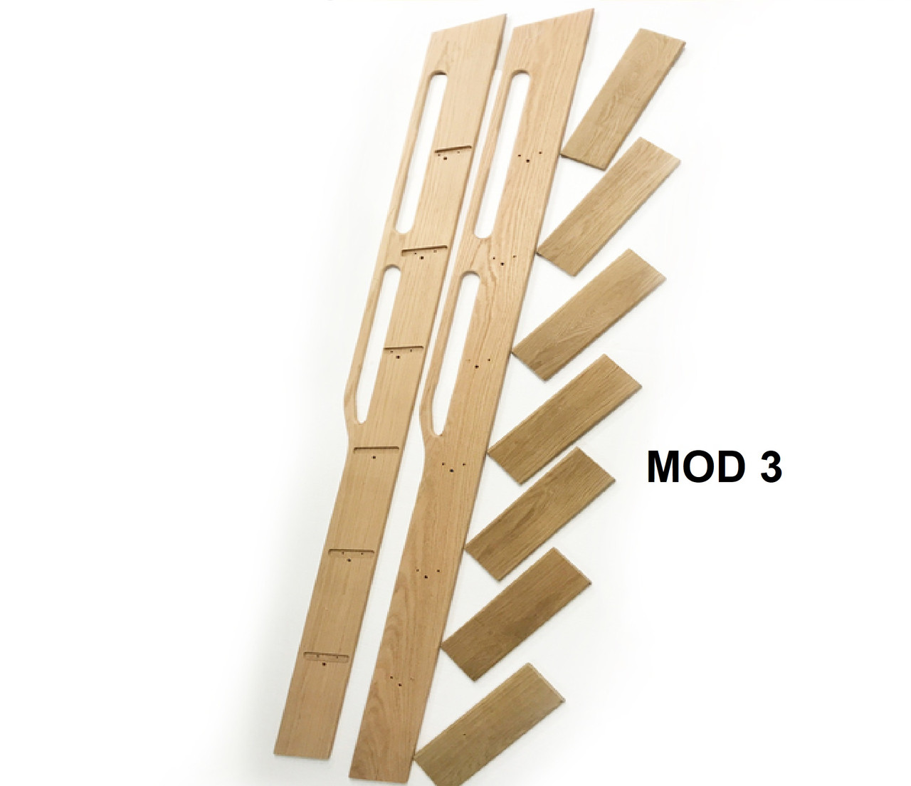 Solid Wood Ladder, Library Ladder, Furniture Ladder, Maple Oak Pine MD3
