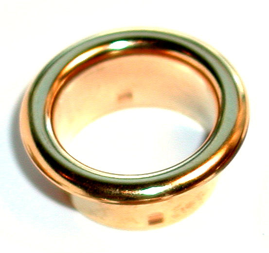 Pro-Pack 10pcs, Bezel Finish Ring, Bright Brass