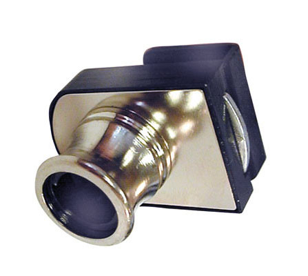 Deadbolt Glass Door Lock, Horizontal Clip, Nickel