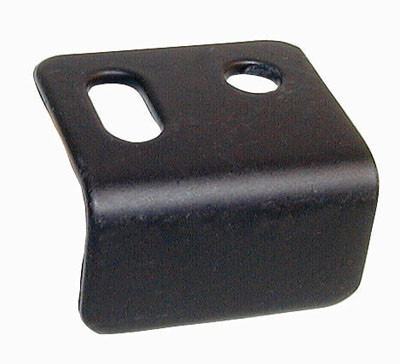 Pro-Pack 10pcs, Strike Plates,Black 7/8" X 1/2" X 3/4"