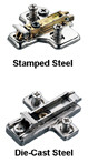 DIECST MTG PLT, EURO SCREW, 9MM, 2 CAM