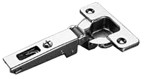94D Thick Door Hinges, Half (3/8") Overlay, PRESS-IN DOWEL