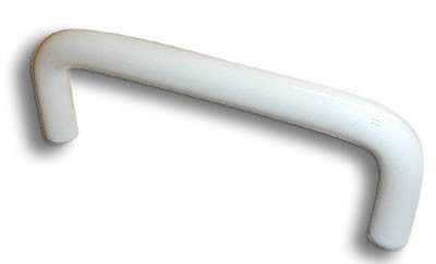 Wire Pulls/4" center, Die Cast White 4"