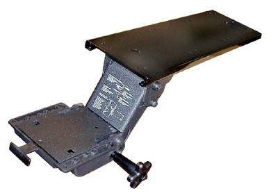 Waterloo Storable Keyboard Arm/plastic Slide, Black 12"