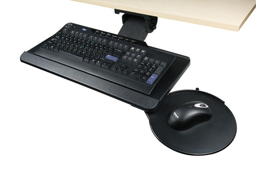 CompX Better Arm and Basic Tray with Mouse Platform, Black