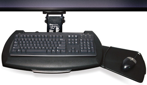 CompX Better Arm and Better Tray with Mouse Platform and Wrist Rest, Black