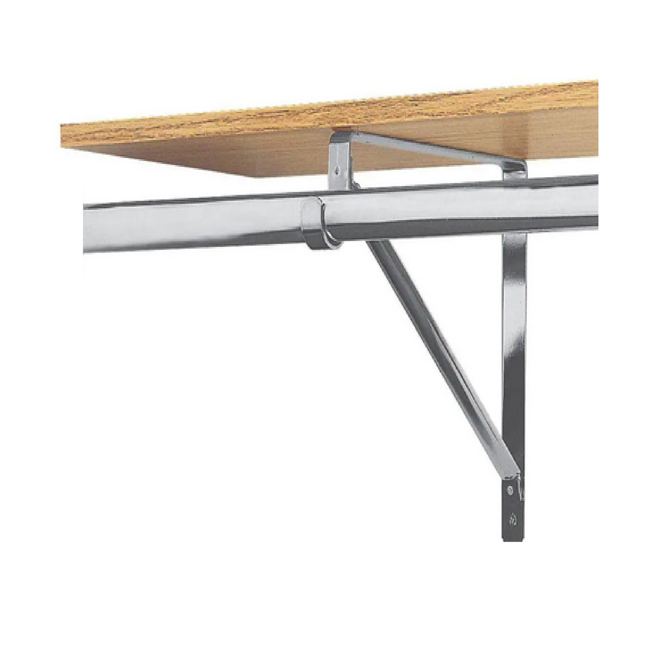 Hallway Shelf 3/4" thick With Shelf and Rod Support Bracket , custom made any size, Choose Color and Size