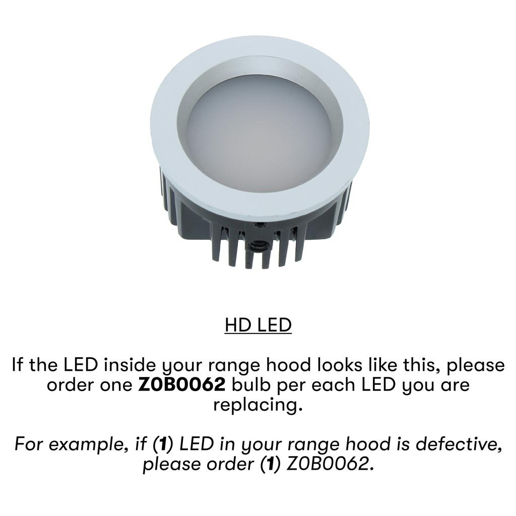 Bulb, Bloom HD LED, 3W - Z0B0032 for ZEPHYR Z0B0062
