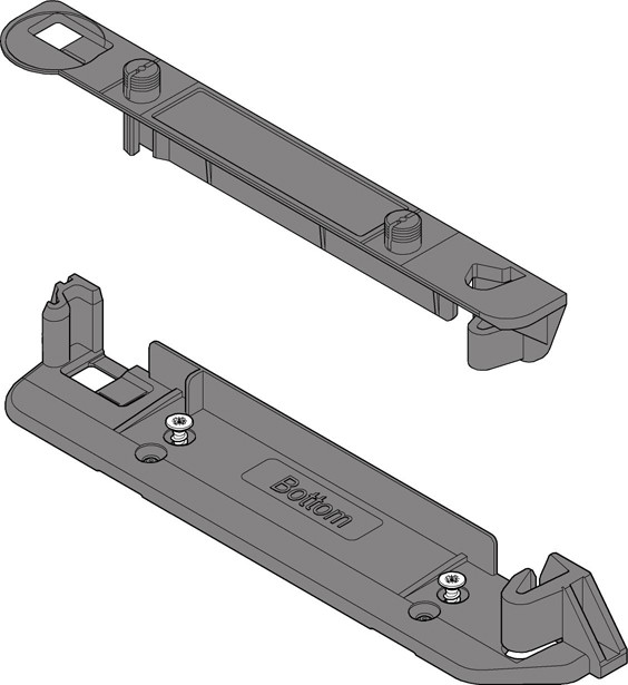 Servo-Drive Top And Bottom Adapter Set For Horizontal Stretcher Rail