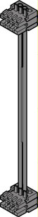 Servo-Drive Synchronization Cable, Length 3" (80Mm)