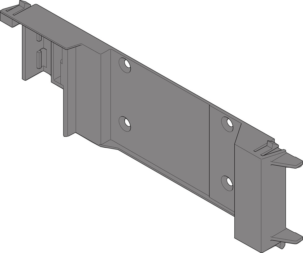 Servo-Drive Adapter For Horizontal Aluminum Profile