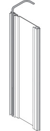Servo-Drive Vertical Aluminum Profile, 720Mm (28") With Cable Length 800Mm (2-1/2') stock Bpt2