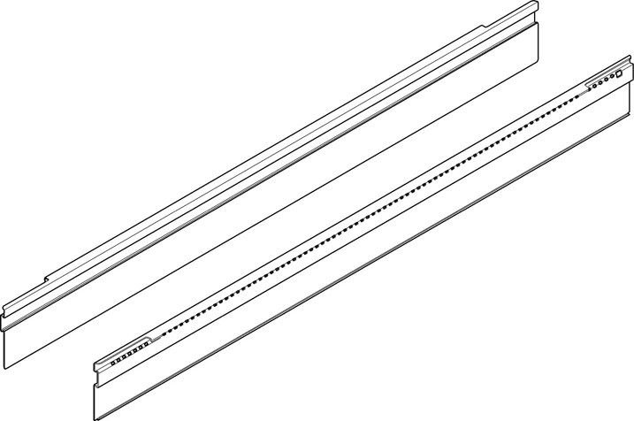 Orga-Line Adapter Profile, For 22" TandemboxD Height Drawer, For Cross Divider