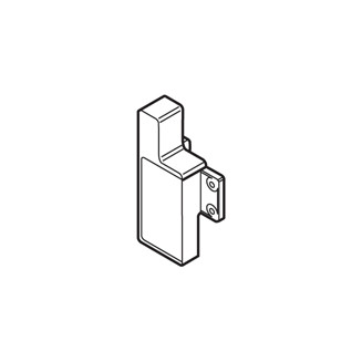 White Metabox 320M/330M Interior, Front Fixing Bracket, Screw-On, Left