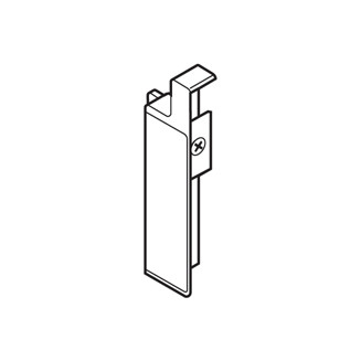 Cream Metabox 320K Interior Front Fixing Bracket, Screw-On, Right