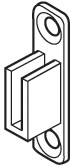Metabox Metafile Rail Brackets, For Zrm.1100S Rail, Nylon