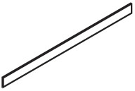 Metabox Metafile Glide Profile, White SINTHETIC , For ZRM.1100S, 43" CUT TO SIZE