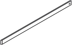 Metabox Metafile Steel Hanging Rail, For Hanging Files 43"(100mm) Cut to Size