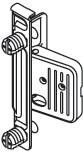 Metabox 320M/H/K, 330M Clip-On Front Fixing Bracket, Press-In, Right