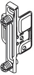 Metabox 320M/H/K, 330M/H Clip-On Front Fixing Bracket, Expando, Left