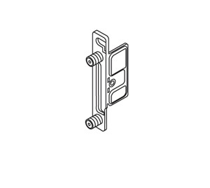 Metabox 320M/H/K, 330M/H Front Fixing Bracket, Press-In, Left, Steel