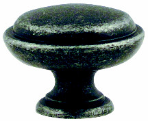 KNOB,DARK WROUGHT IRON