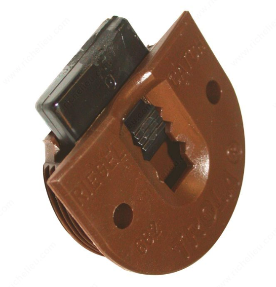 Guide hardware. Trola. Pro-pack of 3 . Brown 73060