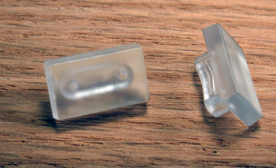 Tenn-Tex Glass Door Retainer Clips & Inserts, 3/32"  0.09" 2.5mm Insert  1pc
