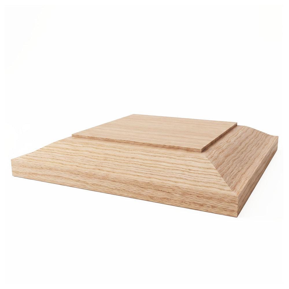 Cove Wooden Post Caps Choose by Size of post (Cove)